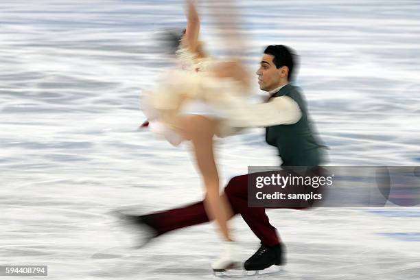 Anna / LANOTTE Luca ITA Eistanz Kür ice dance free Eiskunstlaufen Figure skating olympic winter games 2014 sochi olympische Spiele winterspiele in...