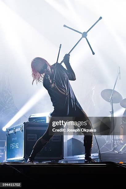 Edith Frances of Crystal Castles performs on Day 6 at the Sziget Festival 2016 on August 16, 2016 in Budapest, Hungary.