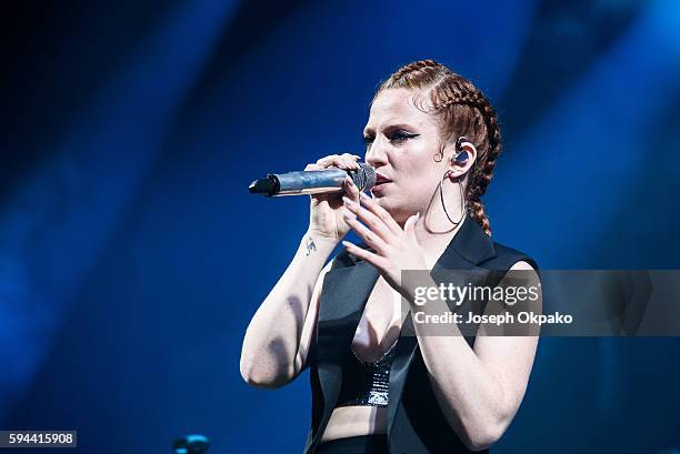 Jess Glynne performs on Day 6 at the Sziget Festival 2016 on August 16, 2016 in Budapest, Hungary.