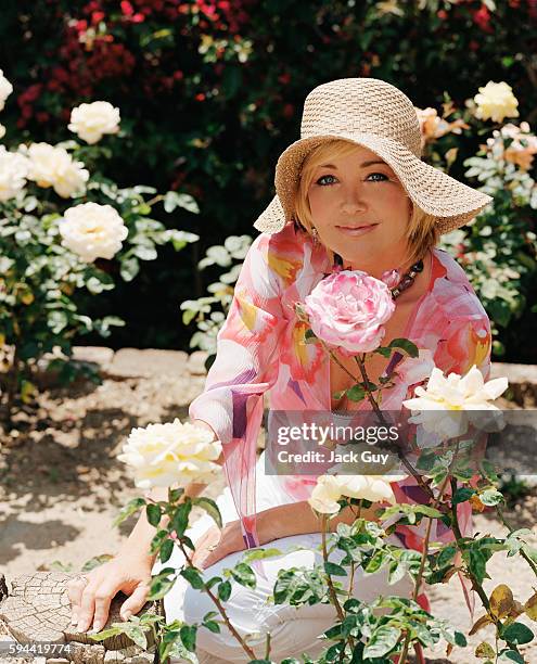 Actress Melody Thomas Scott is photographed in 2003 at home in Los Angeles, California.