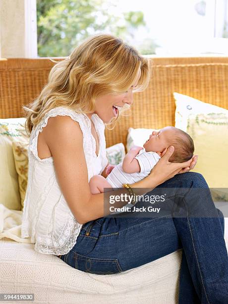 Musician Sheryl Crow and son Wyatt Steven Crow are photographed for OK Magazine in 2007 in Los Angeles, California. PUBLISHED IMAGE.