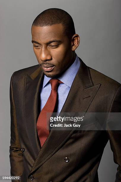 Basketball player Amar'e Stoudemire is photographed for Gotham Magazine on August 29, 2011 in New York City.