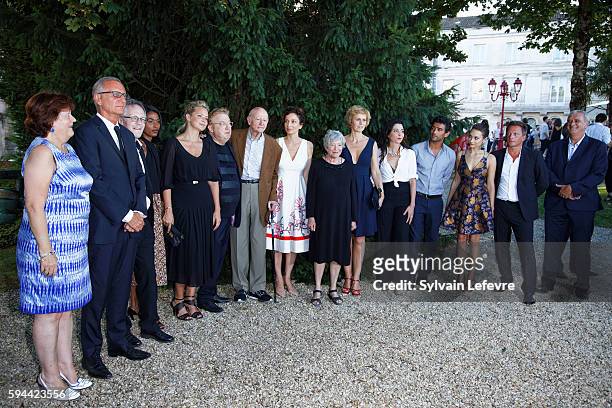 Jury photocall of 9th Angouleme French-Speaking Film Festival during on August 23, 2016 in Angouleme, France.