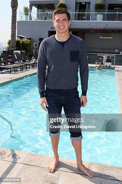 Swimmer Nathan Adrian visits Hollywood Today Live at W Hollywood on August 23, 2016 in Hollywood, California.