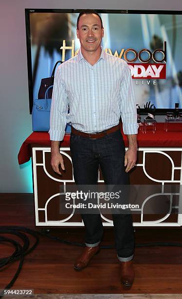 Actor Chris Klein visits Hollywood Today Live at W Hollywood on August 23, 2016 in Hollywood, California.