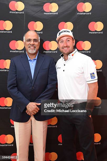 Golfer, Graeme McDowell and Mastercard Chief Marketing & Communications Officer, Raja Rajamannar join forces at The Barclays, where Mastercard...