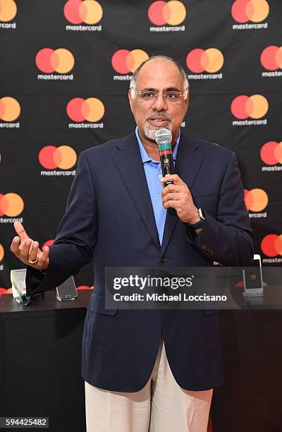 Chief Marketing & Communications Officer, Raja Rajamannar speaks at The Barclays, where Mastercard showcased Masterpass, its omni-channel global...