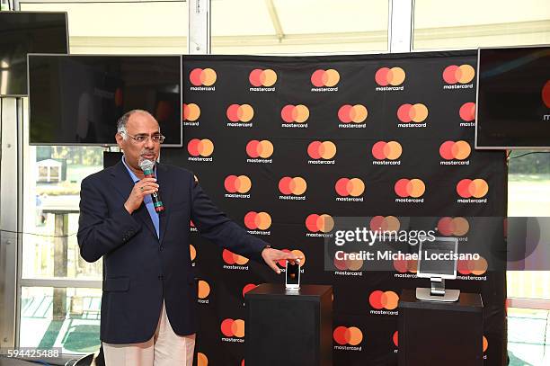 Chief Marketing & Communications Officer, Raja Rajamannar speaks at The Barclays, where Mastercard showcased Masterpass, its omni-channel global...