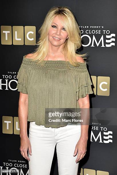 Heather Locklear attends the Screening Of TLC Networks' "Too Close To Home" at The Paley Center for Media on August 16, 2016 in Beverly Hills,...