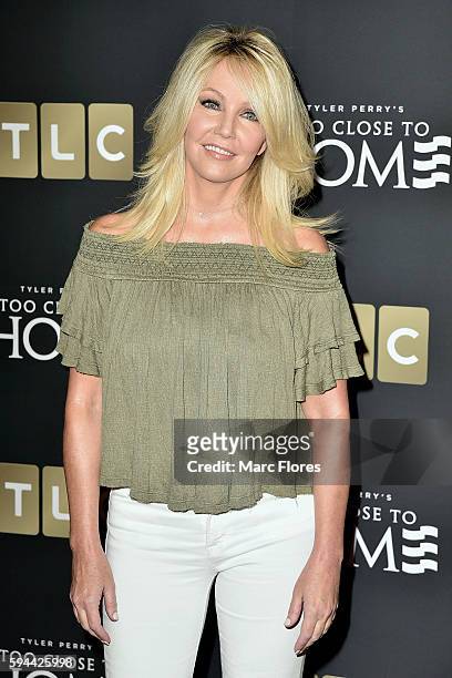 Heather Locklear attends the Screening Of TLC Networks' "Too Close To Home" at The Paley Center for Media on August 16, 2016 in Beverly Hills,...