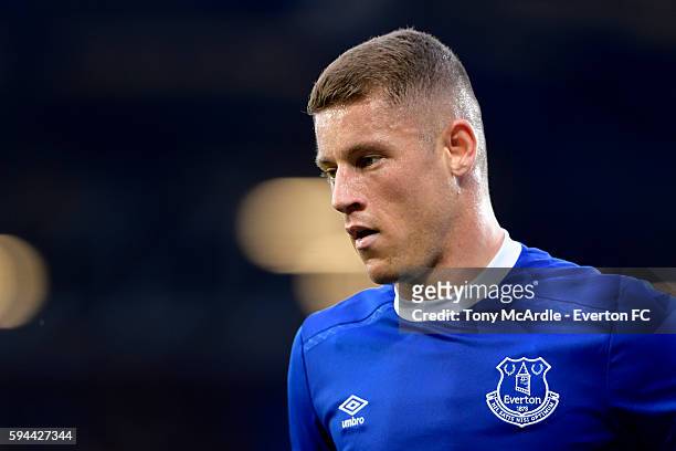 Ross Barkley of Everton during the EFL Cup match between Everton and Yeovil Town at Goodison Park on August 23, 2016 in Liverpool, England.