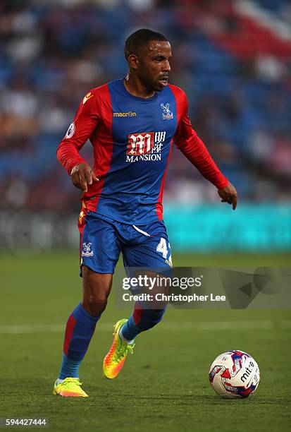 Jason Puncheon of Crystal Palace in action during the EFL Cup Second Round match between Crystal Palace and Blackpool at Selhurst Park on August 23,...