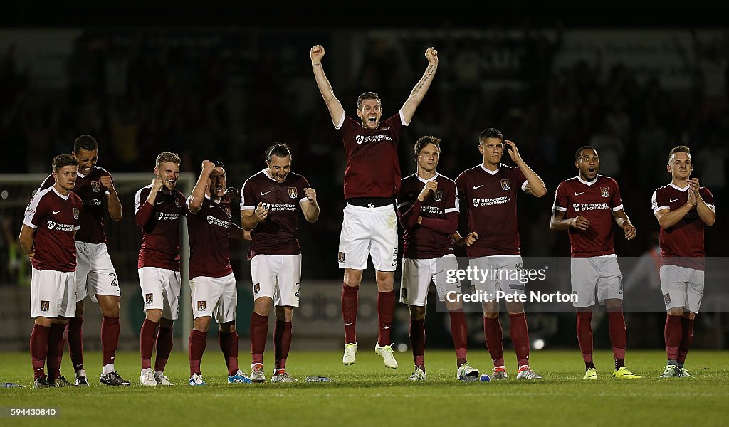 Northampton Town v West Bromwich Albion: EFL Cup