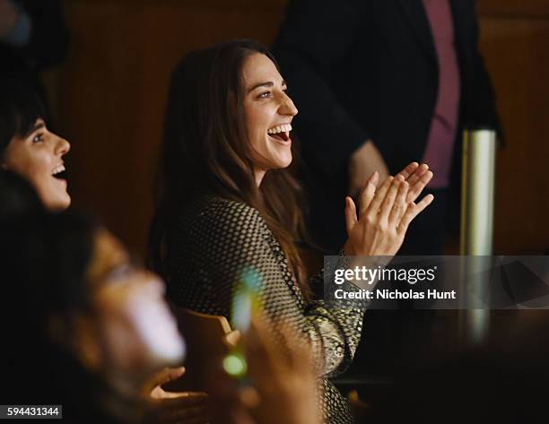 Sara Bareilles attends Cast of "Waitress" performs songs from the Original Broadway Cast Recording at Barnes & Noble, 86th & Lexington on August 23,...