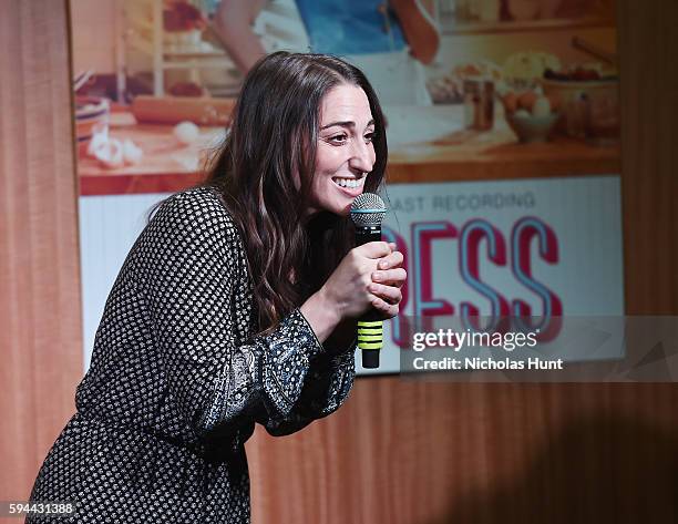 Sara Bareilles attends Cast of "Waitress" performs songs from the Original Broadway Cast Recording at Barnes & Noble, 86th & Lexington on August 23,...