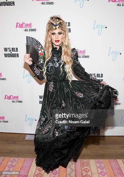 Katya attends the "RuPaul's Drag Race All Stars" season two premiere at Crosby Street Hotel on August 23, 2016 in New York City.