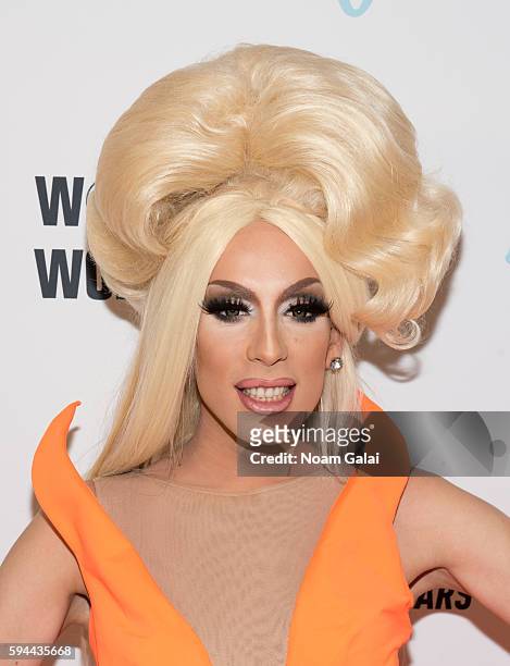Alaska attends the "RuPaul's Drag Race All Stars" season two premiere at Crosby Street Hotel on August 23, 2016 in New York City.