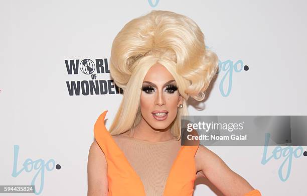 Alaska attends the "RuPaul's Drag Race All Stars" season two premiere at Crosby Street Hotel on August 23, 2016 in New York City.