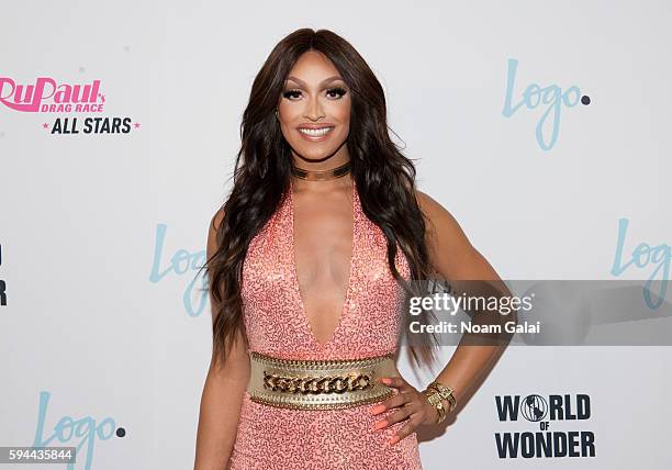 Tatianna attends the "RuPaul's Drag Race All Stars" season two premiere at Crosby Street Hotel on August 23, 2016 in New York City.