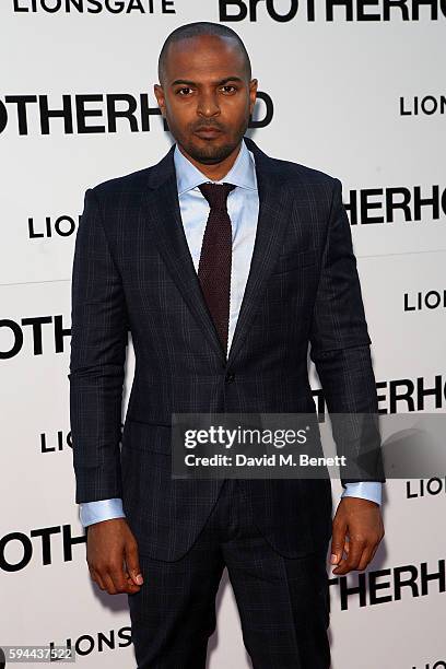 Noel Clarke attends the World Premiere of "BrOTHERHOOD" at The Vue Westfield London on August 23, 2016 in London, England.