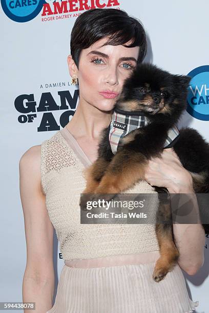 Actress and star of "Game of Aces" Victoria Summer attends Tea with Victoria Summer Benefit for Teenagers with Cancer at The British...