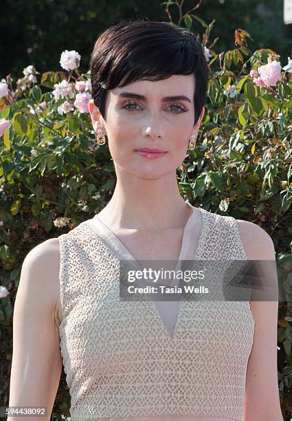 Actress and star of "Game of Aces" Victoria Summer attends Tea with Victoria Summer Benefit for Teenagers with Cancer at The British...