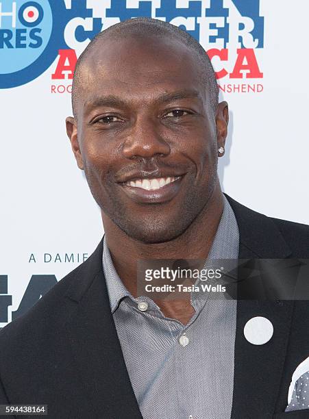 Terrell Owens attends Tea with Victoria Summer Benefit for Teenagers with Cancer at The British Consulate-General on August 23, 2016 in Los Angeles,...