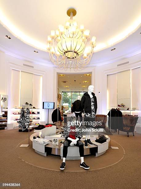 General view at Saks Fifth Avenue Beverly Hills launch of the exclusive Saks Fifth Avenue x Anthony Davis Collection at Saks Fifth Avenue Beverly...