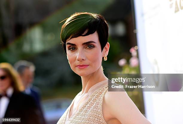 Actress Victoria Summer attends Tea With Victoria Summer at the British Consulate General Residence To Benefit Teen Cancer America on August 23, 2016...
