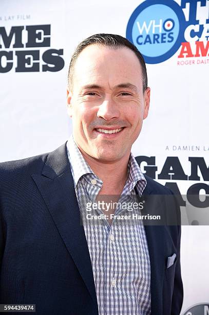 Actor Chris Klein attends Tea With Victoria Summer at British Consulate General Residence To Benefit Teen Cancer America on August 23, 2016 in Los...