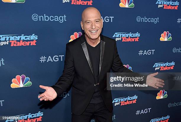 Personality Howie Mandel attends the "America's Got Talent" Season 11 Live Show at Dolby Theatre on August 23, 2016 in Hollywood, California.