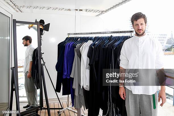 Fashion designer Michael Sontag during the Fashion2Night event at EUROPA 2 on August 23, 2016 in Hamburg, Germany.