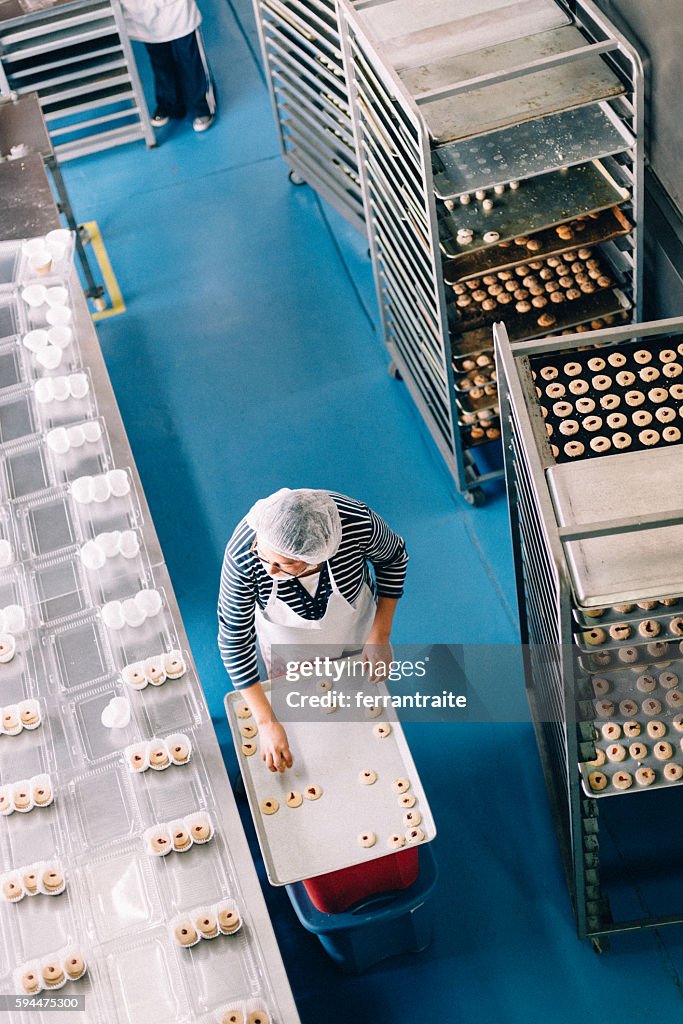 Woman working at Bakery Workshop