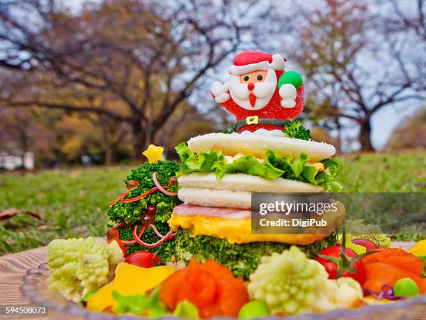 character bento - crab stick stock pictures, royalty-free photos & images