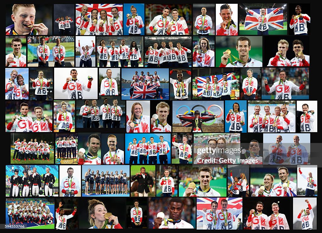 Team GB Medal Winners - Rio de Janeiro 2016 Olympic Games