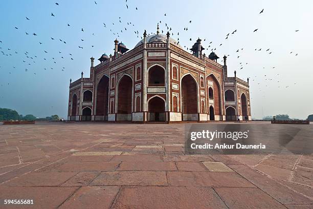 humayun's tomb - monument india stock pictures, royalty-free photos & images