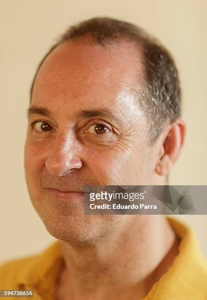 Actor Jorge Roelas attends a portrait session after the 'El secuestro' play press conference at Figaro theatre on August 24, 2016 in Madrid, Spain.
