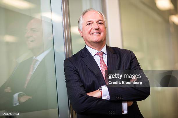 Paul Polman, chief executive officer of Unilever NV, poses for a photograph at their headquarters in London, U.K., on Wednesday, Aug. 24, 2016....