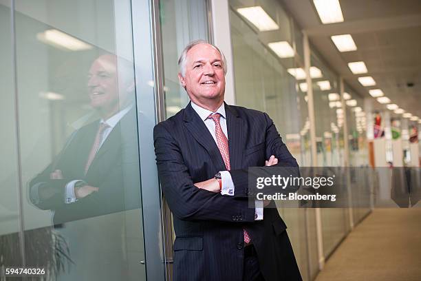 Paul Polman, chief executive officer of Unilever NV, poses for a photograph at their headquarters in London, U.K., on Wednesday, Aug. 24, 2016....