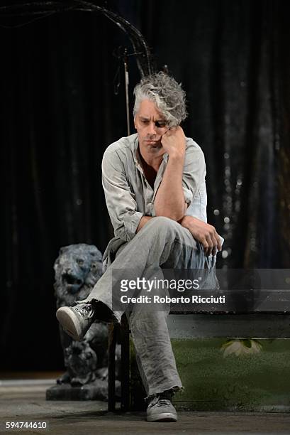 James Thierree of Compagnie du Hanneton perform on stage 'The Toad Knew' during the Edinburgh International Festival at King's Theatre on August 24,...