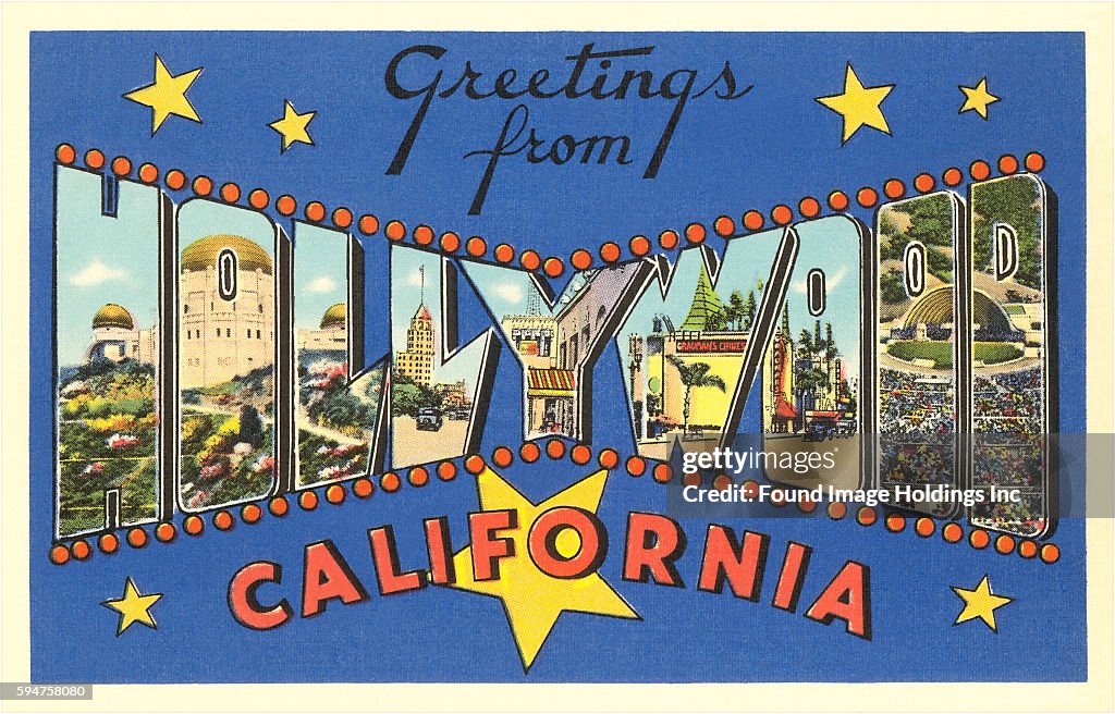Greetings from Hollywood, California