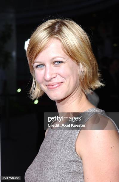 Actress Emily Brooke Hands arrives at the premiere for the movie "Dirty Love" at the ArcLight Cinema in Hollywood.