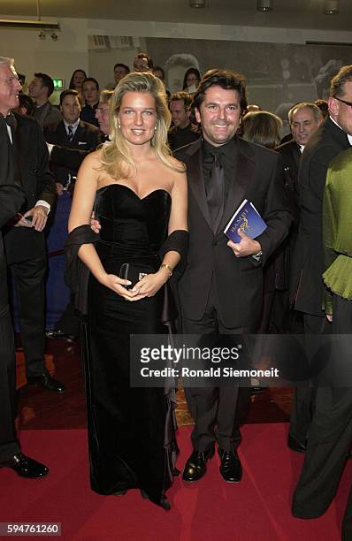 The singer from 'Modern Talking', Thomas Anders and his wife Claudia Hess.