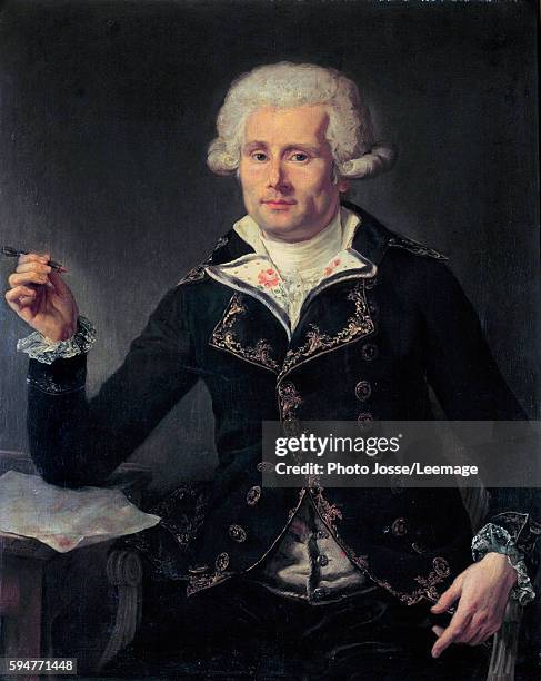 Portrait of Louis Antoine, Comte de Bougainville . Painting by Joseph Ducreux , 1793. 0,91 x 0,72. Castle Mueum, Versailles, France