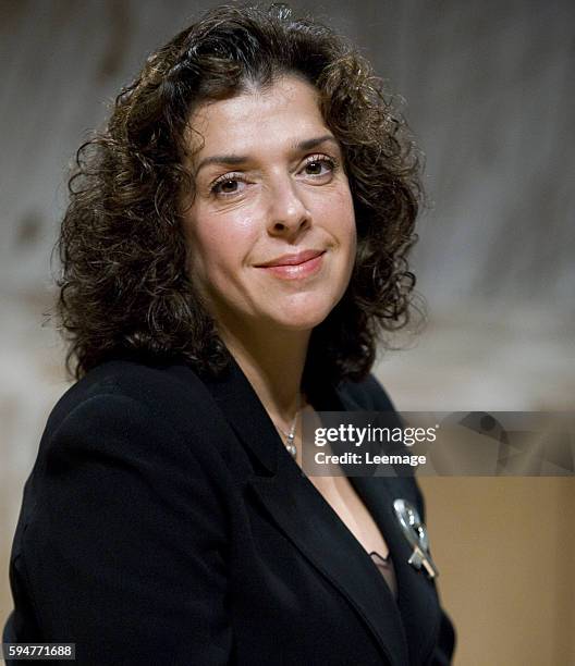 Russian-born pianist and musical director Elena Bashkirova on stage during the Festival de Jerusalem, at the Cité de la Musique, in Paris.