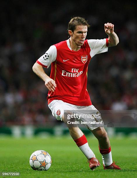 Aleksandr Hleb of Arsenal during the Champions League Group H match between Arsenal and Seville at The Emirates Stadium in London, UK.