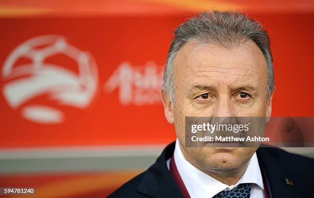 Alberto Zaccheroni the head coach / manager of Japan