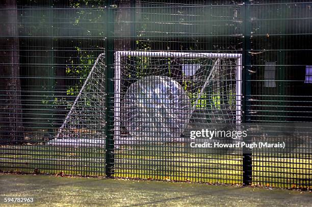 transparent zorbing ball - water walking ball stock pictures, royalty-free photos & images