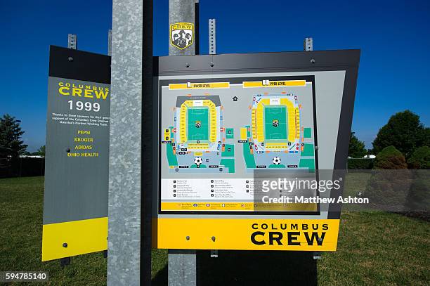 Information map at the Columbus Crew Stadium | Location: Columbus, United States of America.