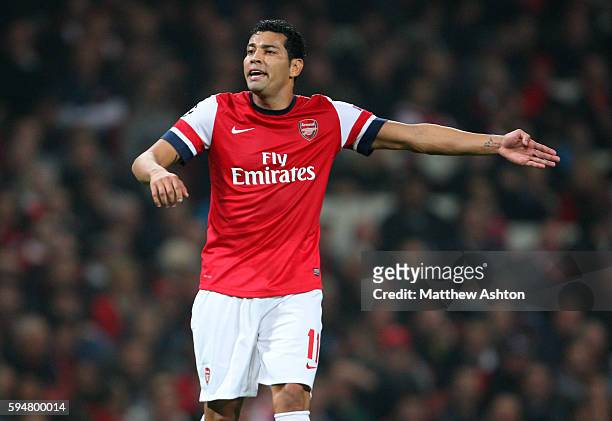 Andre Santos of Arsenal